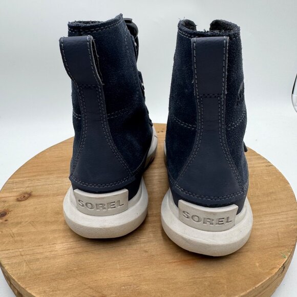 SOREL EXPLORER WATERPROOF LACE-UP INSULATED BOOTS IN INDIA INK NWT KIDS SIZE 13 - Picture 5 of 12